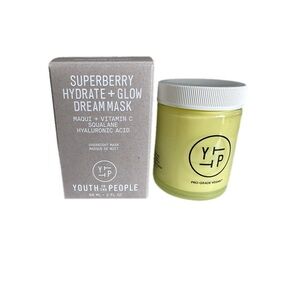 Youth To The People Superberry Hydrate + Glow Dream Mask - Yellow